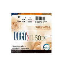 Линзы для очков Dagas 1.60 EYESIN Super-Hydrophobic UV-400