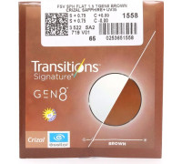 Лінзи для окулярів Essilor 1.5 ORMA Transitions GEN8 Brown/Grey Crizal Easy Pro Astigmatic
