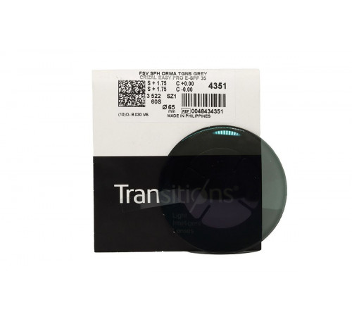 Линзы для очков Essilor 1.5 ORMA Transitions GENS Brown/Grey Crizal Easy Pro Astigmatic