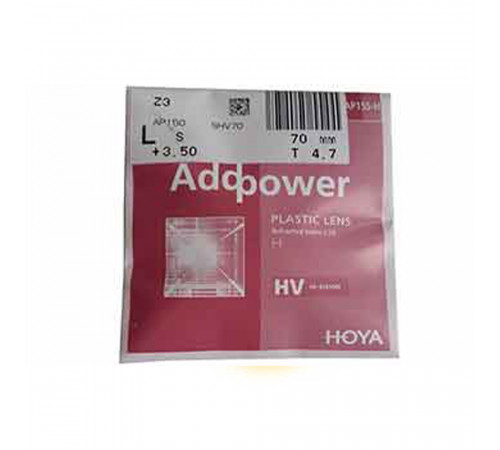 Линзы для очков HOYA ADDPOWER 1.5 HVA