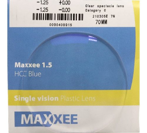 Лінзи для окулярів HOYA MAXXEE 1,5 HCC Blue