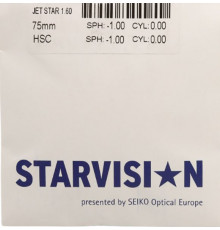 Лінзи для окулярів STARVISION Jet Star 1.60 HSC