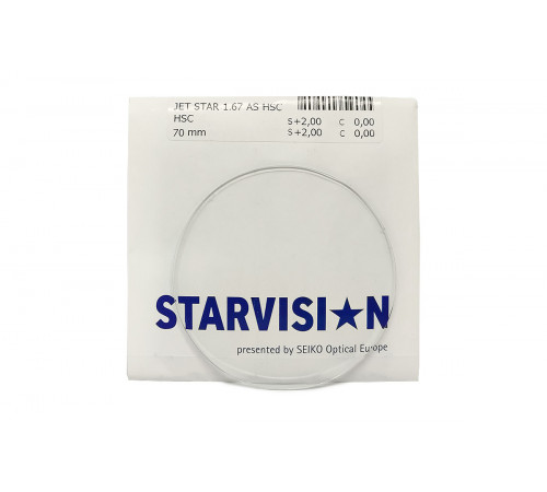 Линзы для очков STARVISION Jet Star 1.67 AS HSC Astigmatic