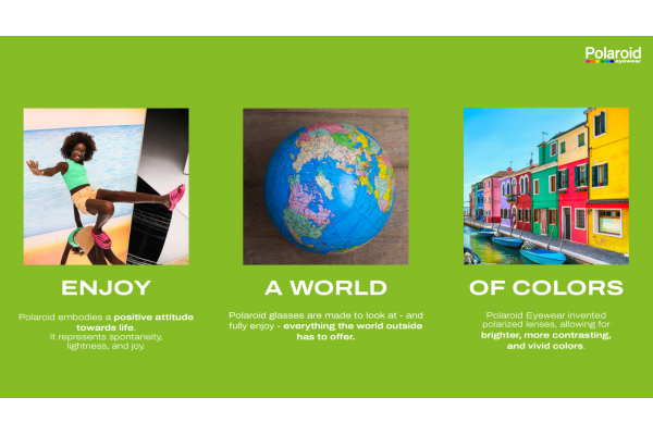 НАСОЛОДЖУЙСЯ СВІТОВИМИ КОЛЬОРАМИ. Polaroid втілює позитивне ставлення до життя. Він символізує спонтанність, легкість і радість. Окуляри Polaroid створені для того, щоб дивитися на світ — і повністю насолоджуватися всім, що він може запропонувати. Polaroi